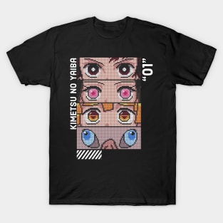 Kimestsu no yaiba pixel T-Shirt